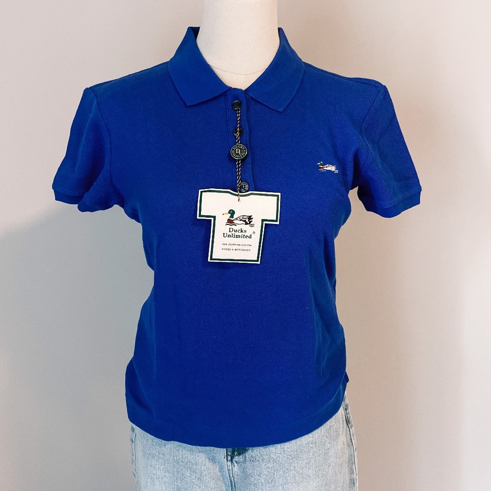 Ducks Unlimited Women's Tee | Golf Shirt Blue